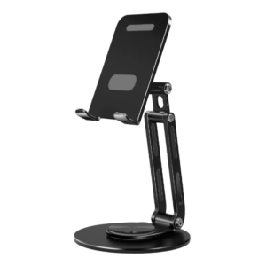 Support universel pliant rotatif double pour téléphone et tablette